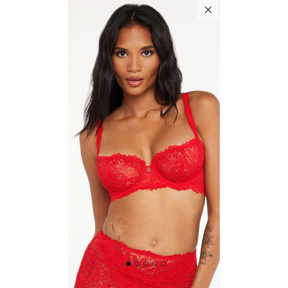 Savage X Fenty Other - NWT Savage X Fenty Romantic Unlined Balconette Bra Goji berry red size 36C